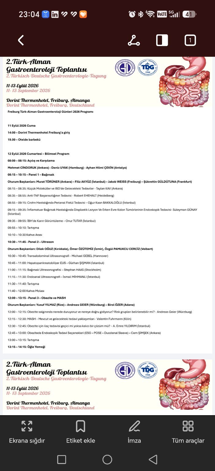 2nd Turkish-German Gastroenterology Meeting – Invited speaker